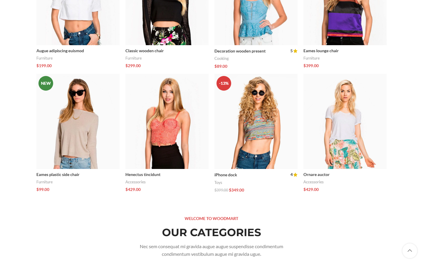Fashion Clothing Store screen