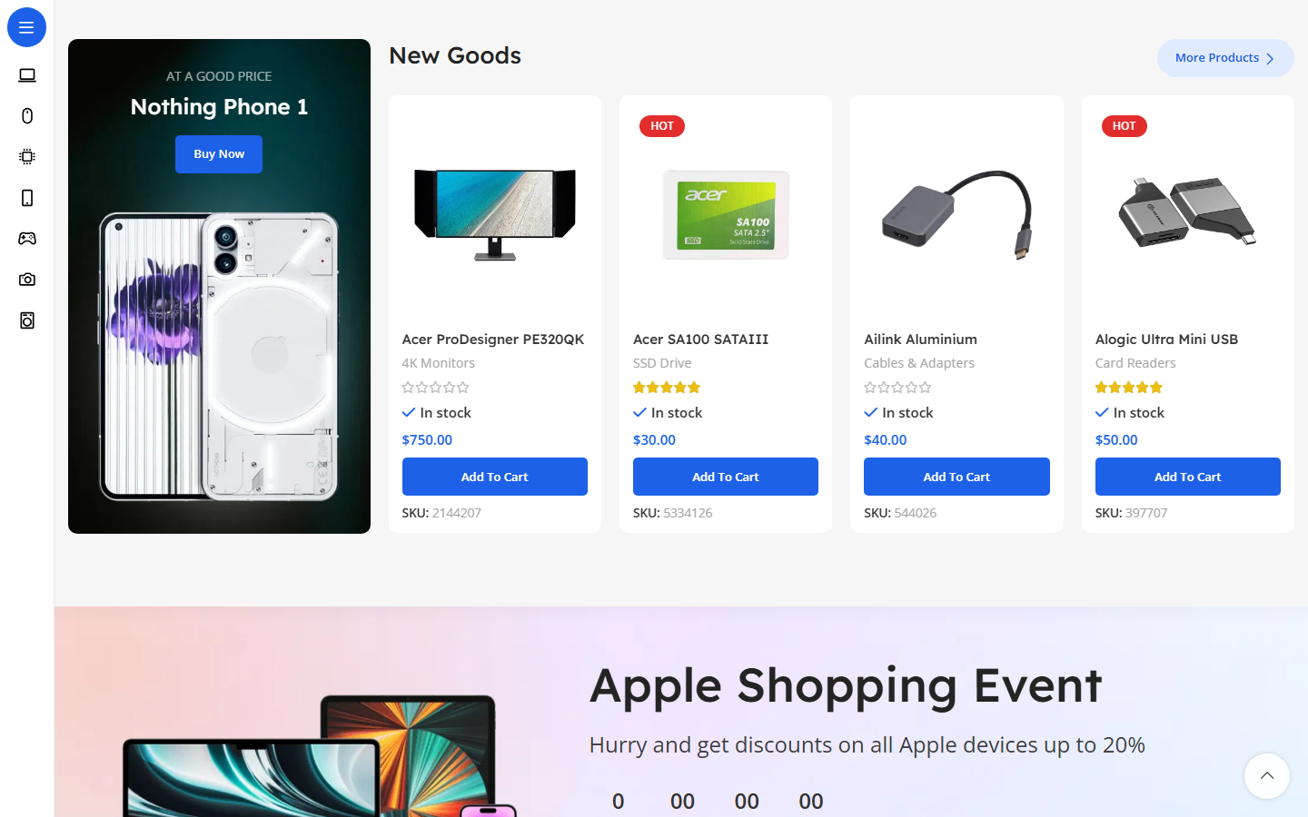 PRO Gadget Zone screen